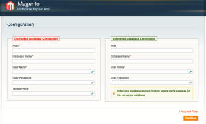 Magento Database Repair Tool