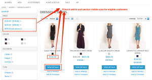 Price/Add to Cart Section - Accessible Case (Product Listing Page)