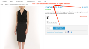 Price/Add to Cart Section - Accessible Case (Product Page)