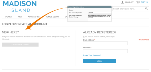 Registration Disabled Message - Login Page